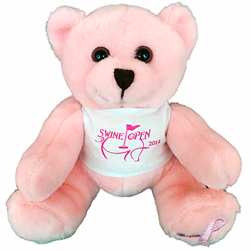 6" Breast Cancer Awareness Bear