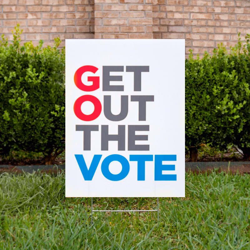 Custom 24" X 18" Vertical Yard Signs
