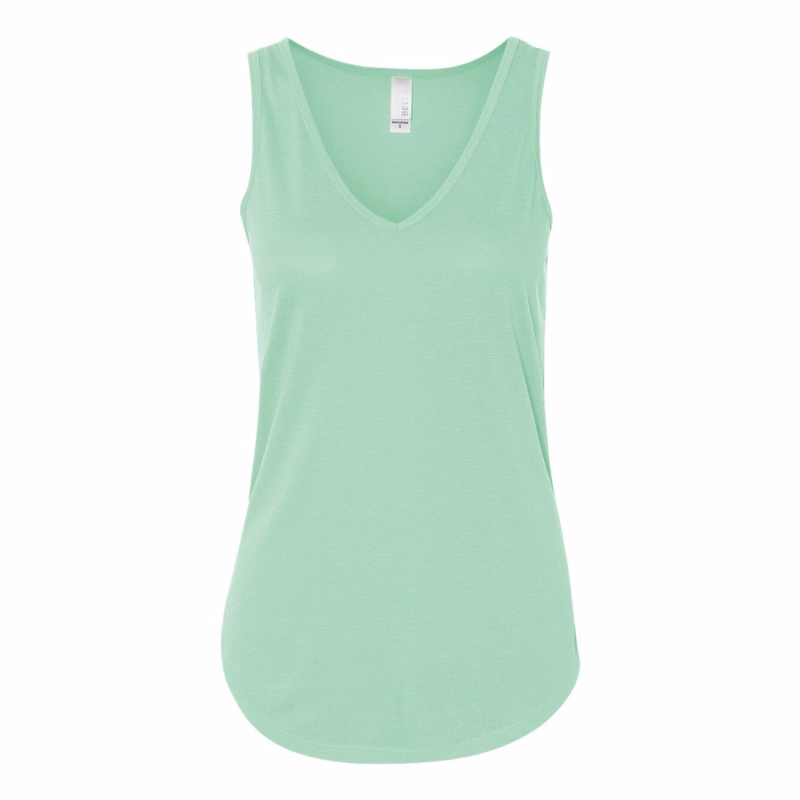 Women's Flowy V-Neck Tank - 8805