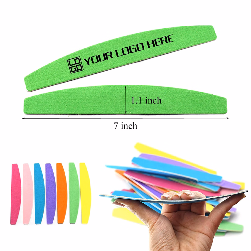 Nail File Colored Wood Chip Double Sided Sandpaper Board