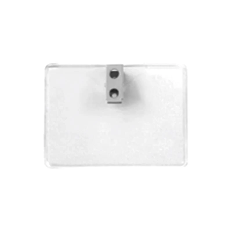 Horizontal Top Load Badge Holder w/2 Hole Clip 1