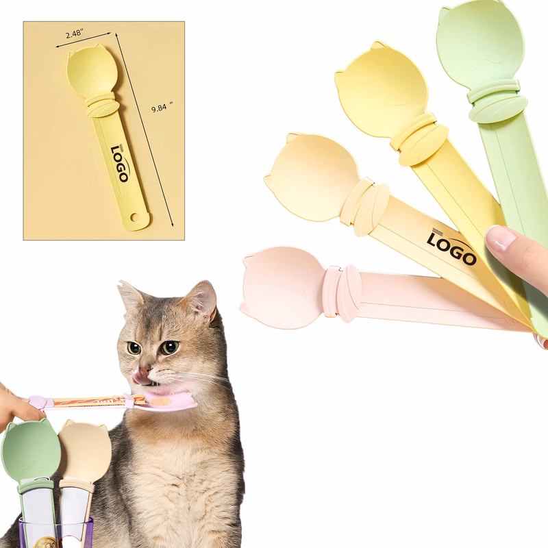PP Pet Squeeze Feeder Tool, Cat Treat Spoon Dispenser