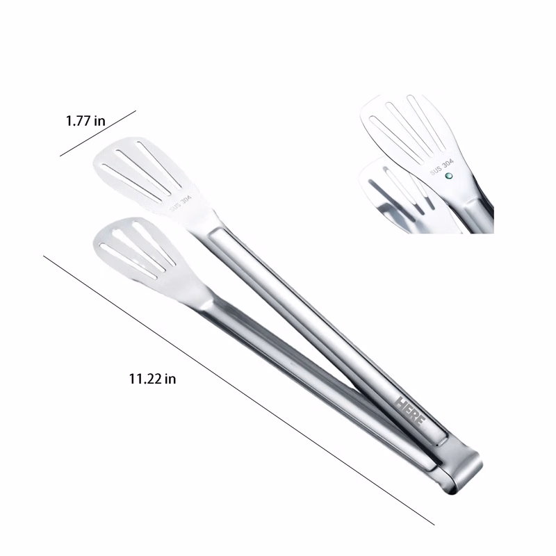 12 Inch 304 Stainless Steel Tongs