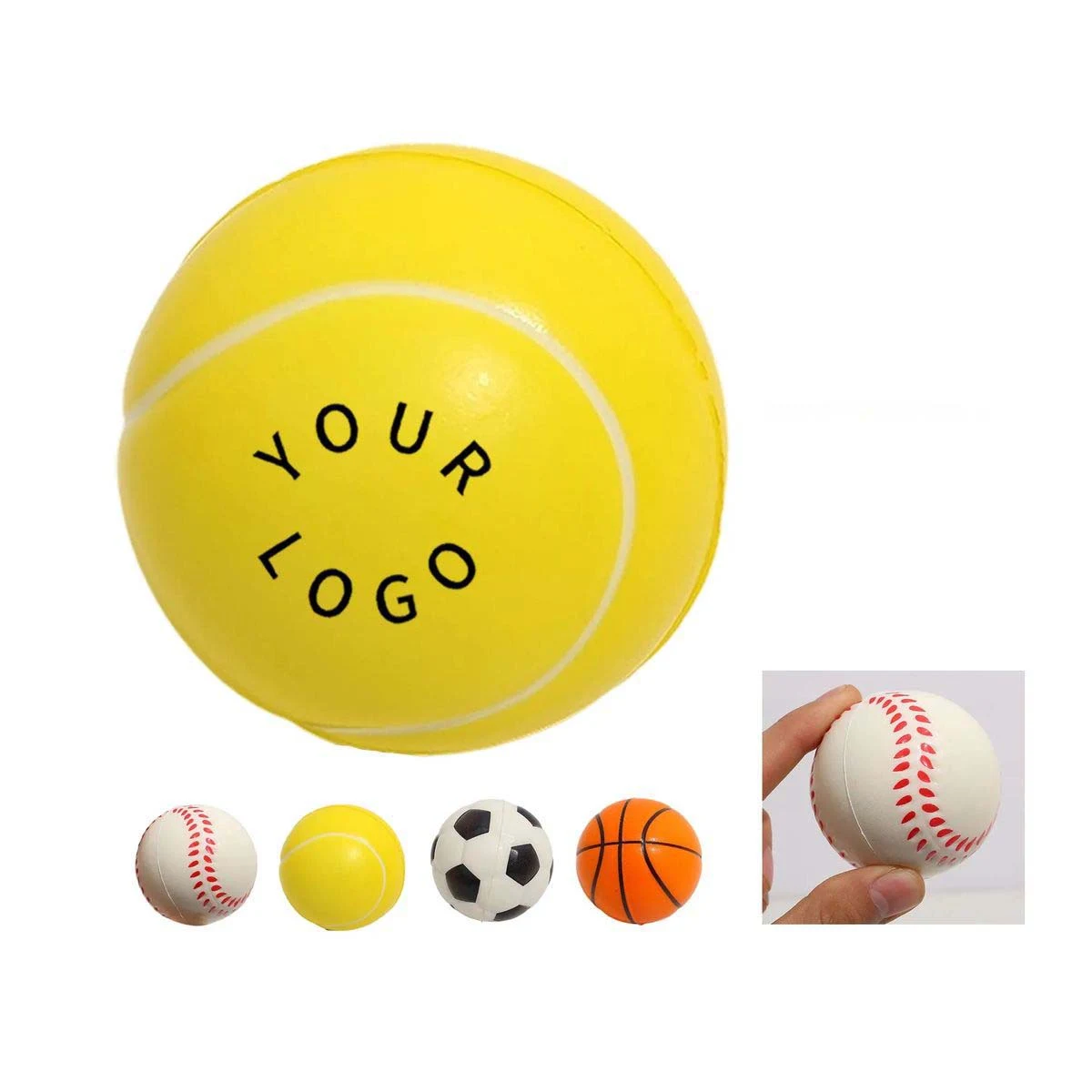 Durable PU Stress Ball Multiple Colors 1