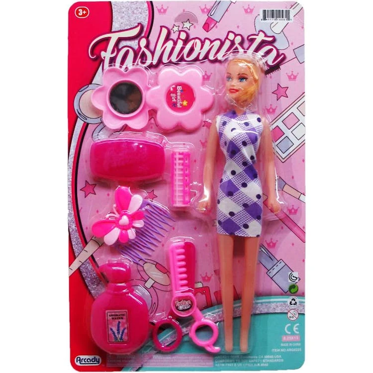 Fashion Dolls with Accessories Assorted - 10" 1