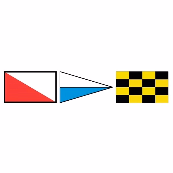 Tube 14" x 18" Golf Course Direction Flags