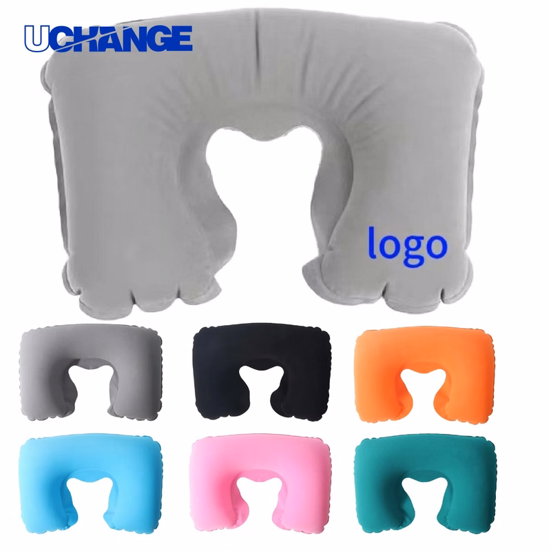 U Shaped Inflatable Travel Pillow for Neck Support