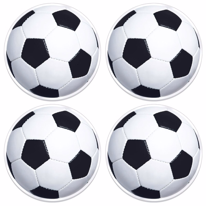 Plastic Soccer Ball Placemats