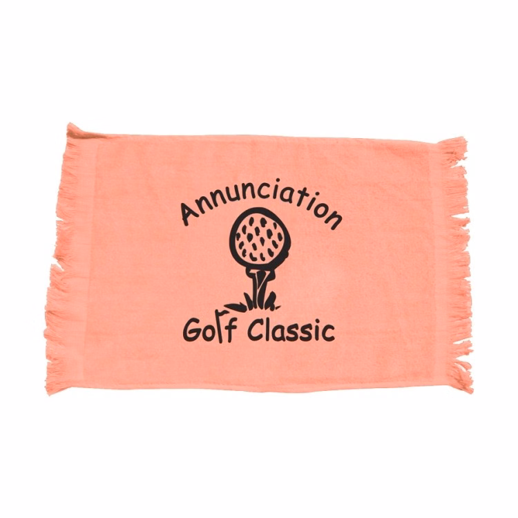 Colored Fringed Fingertip Towel