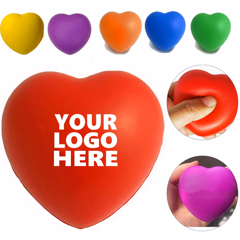 PU Stress Ball in Heart Shape