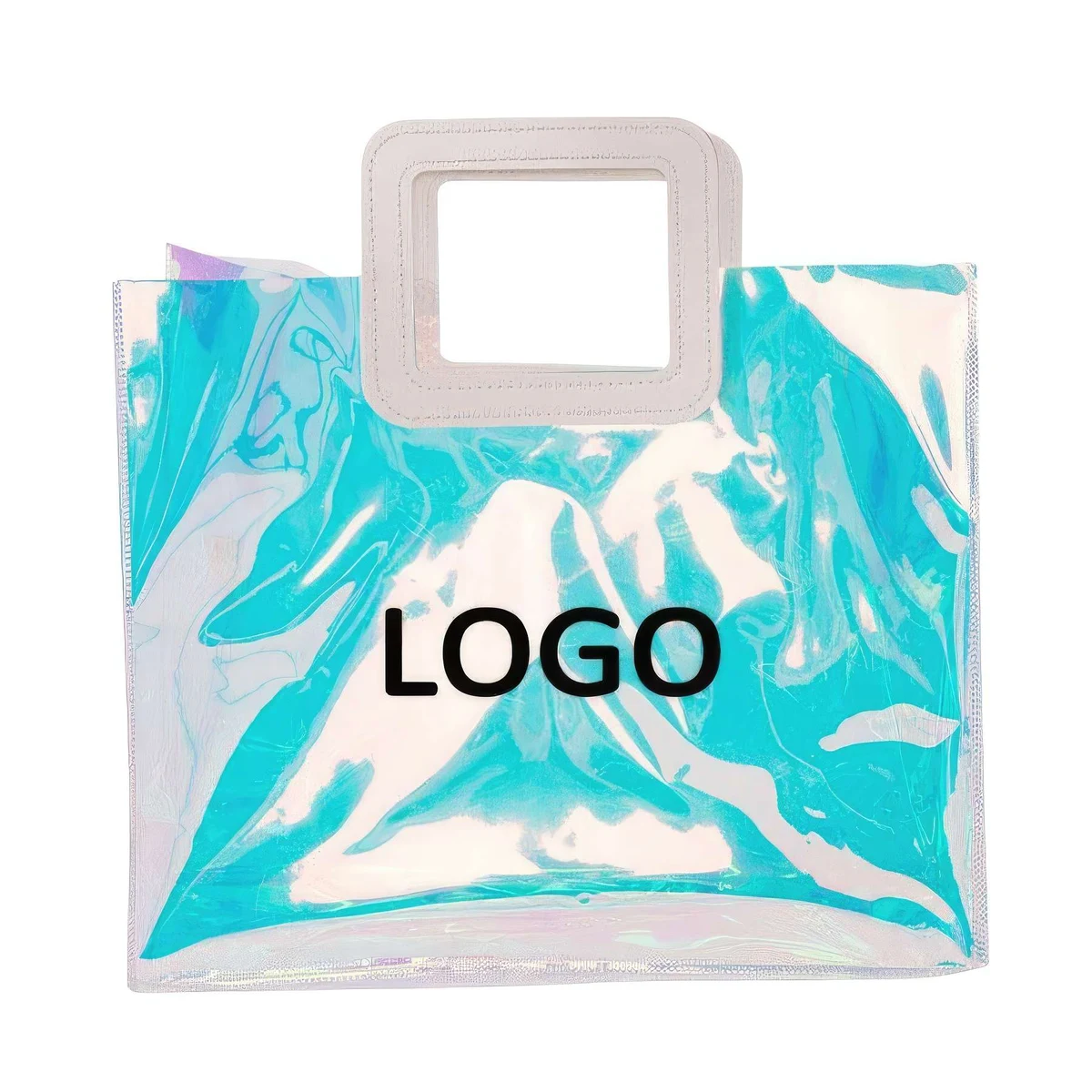 Iridescent Reusable Birthday Gift Bag with Handle 1
