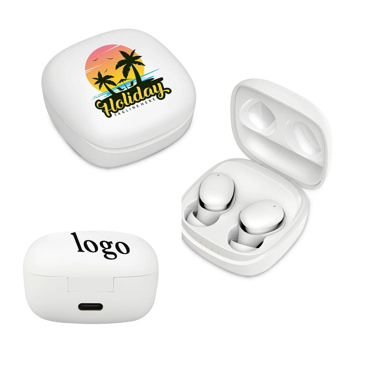 Bean-Shaped Active Noise-Cancelling TWS Earbuds
1