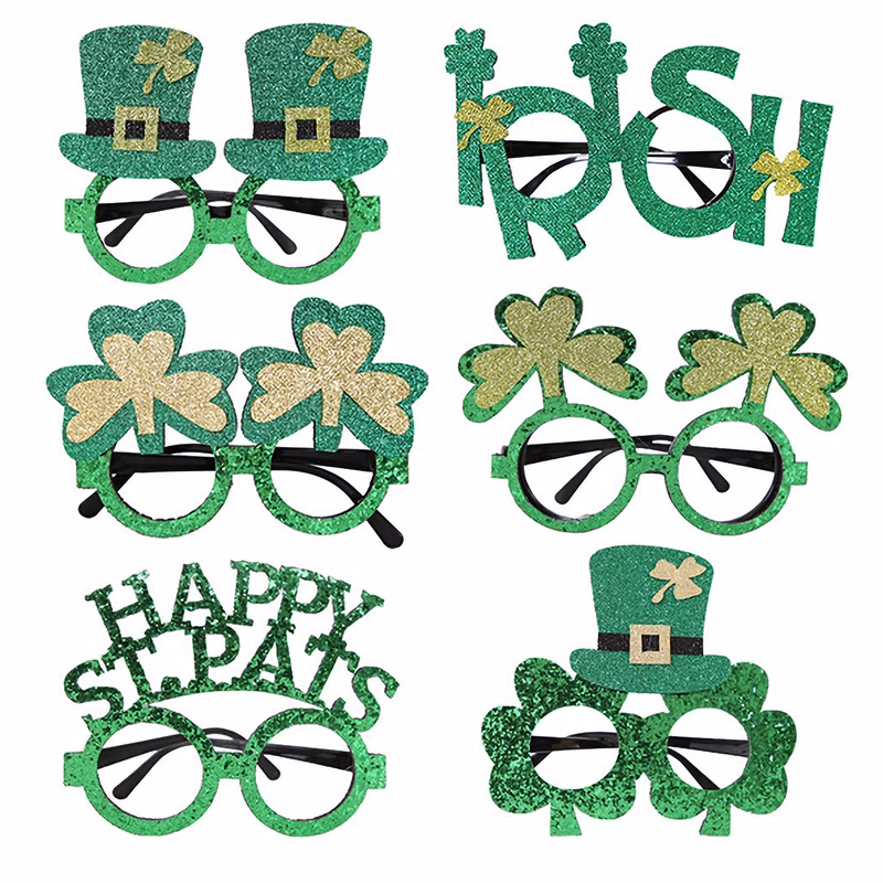 Customizable St. Patrick's Day Eyewear Photo Props Cosplay