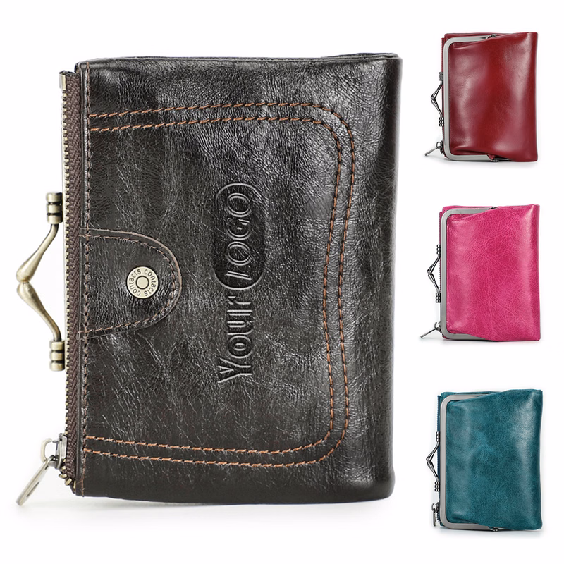 Leather RFID Clip Medium Waterproof Wallet