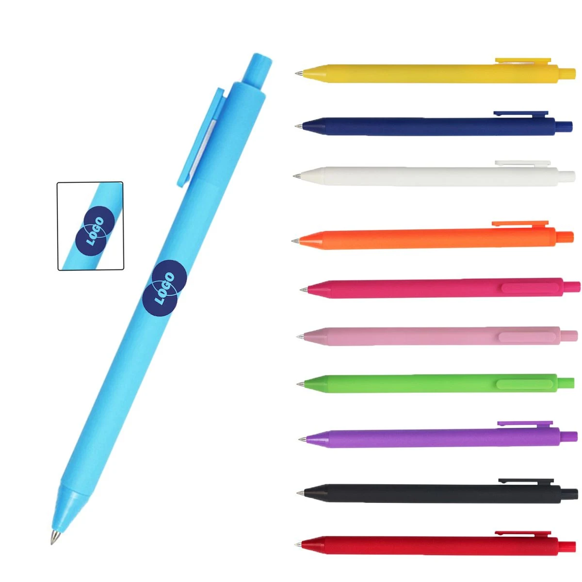 Custom Multi-Color Ballpoint Pen with Clip 1