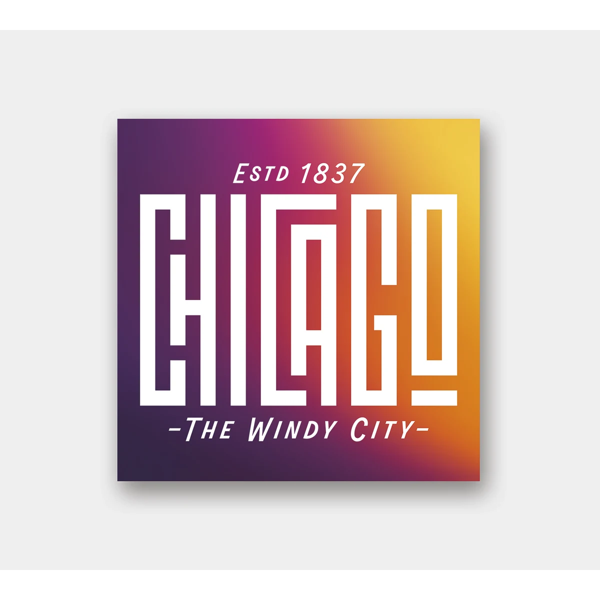 Square - Permanent Writeable Matte Sticker - 4" x 4" 1