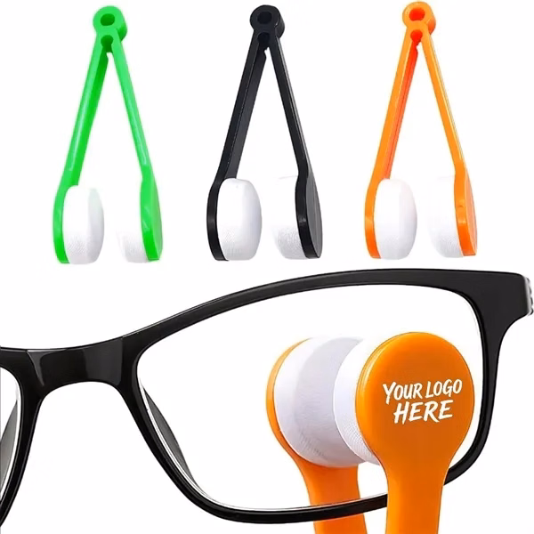 Custom Microfiber Eyeglass Cleaner 2.5"x2.8" — Portable Lens Cleaning Tool