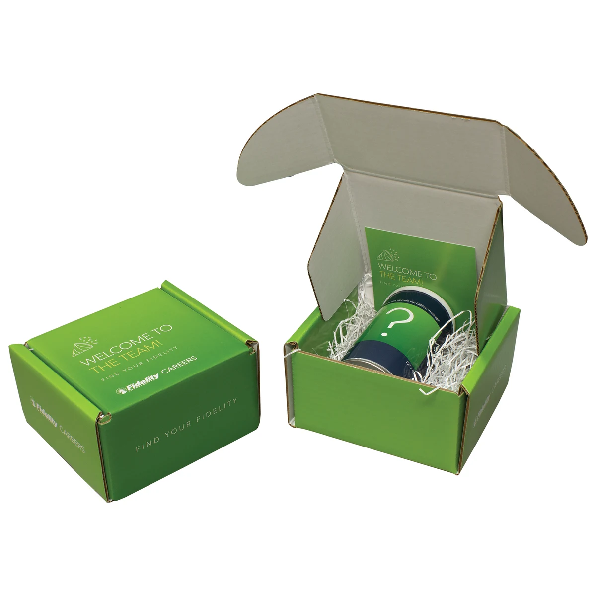 5 1/8" x 5 1/8" x 3 1/4" - B-Flute Outside Tuck Box 1