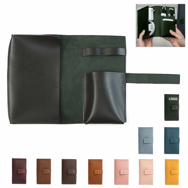 Charger Data Cables PU Electronic Organizer