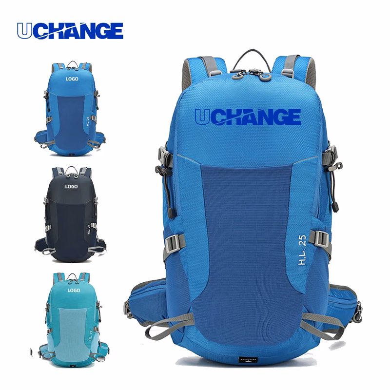 25L Water-Resistant Hiking Backpack With Hydration Port