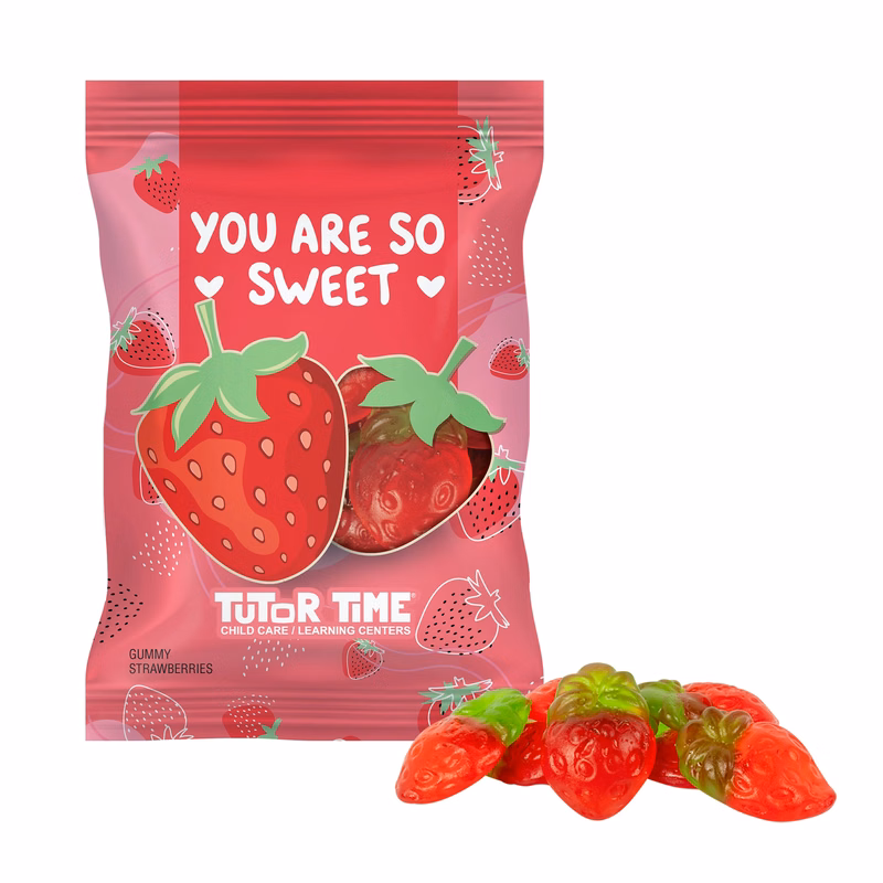 4 oz. Full Color Digibag™ with Gummy Strawberries