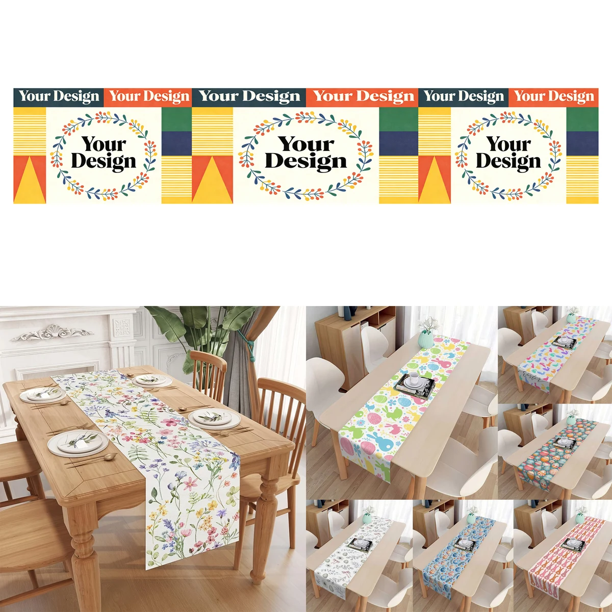 Linen Table Runner 1