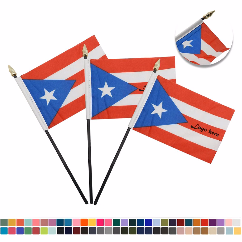 Hand Held Small Polyester Flag