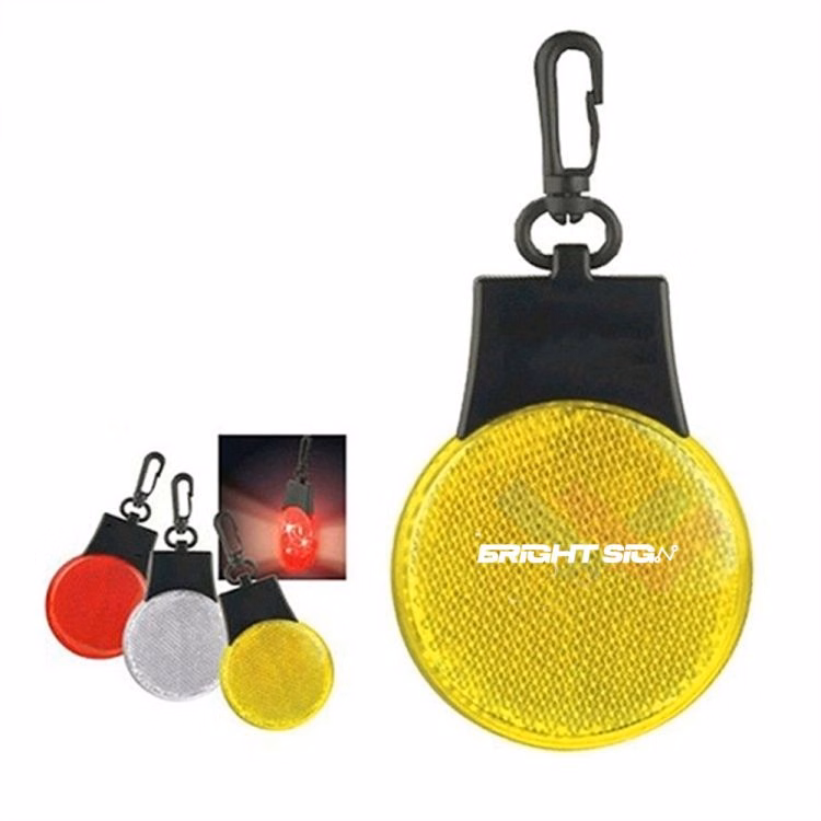 LED Warning Safety Light Keychain