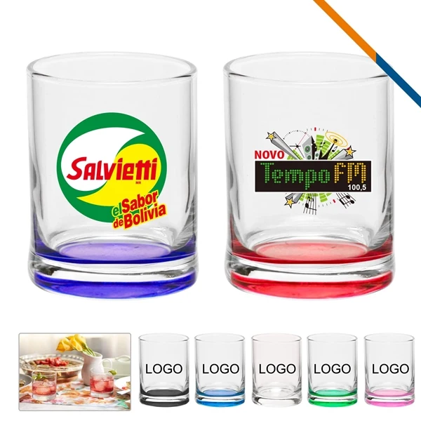 Custom 3 oz Heavy Base Whiskey Jigger Glasses — Bar & Gift Branding 1