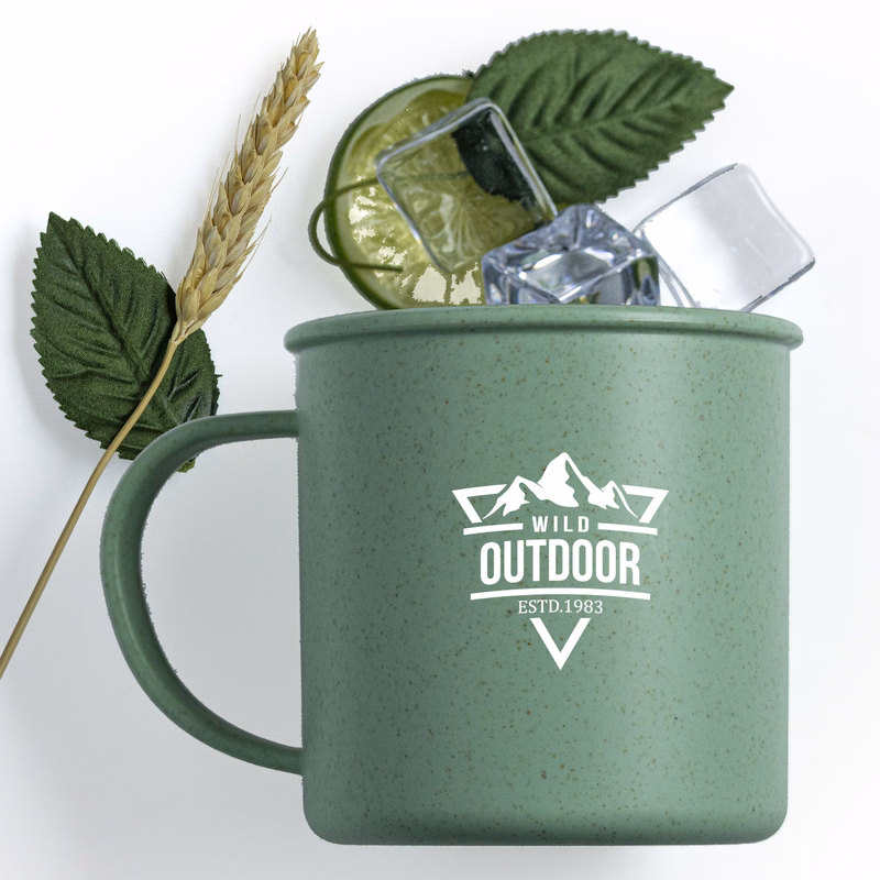 18 Oz Wheat Cup With Handle