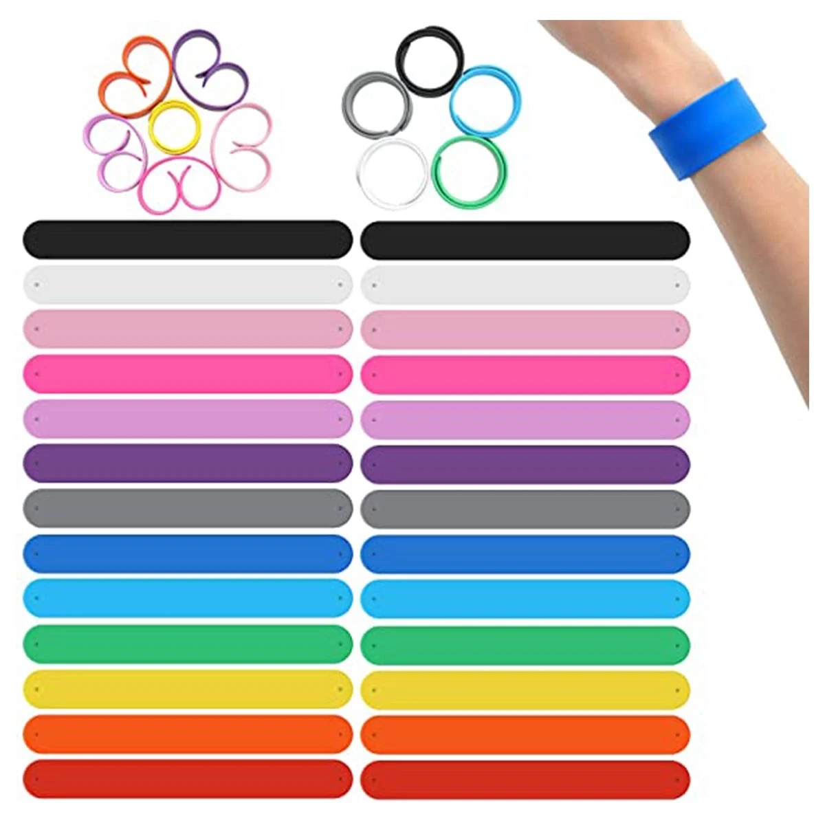 Slap-On Wristband Silicone 1