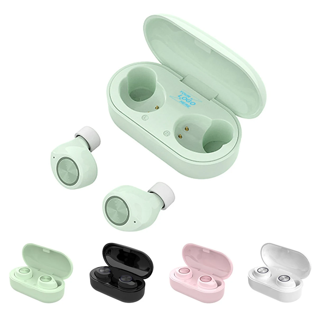 Wireless Bluetooth Earbuds w/Charging Case 1