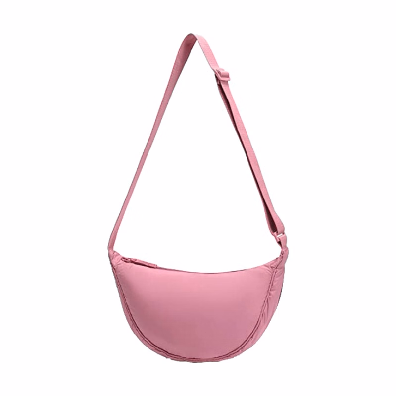 Nylon Crescent Crossbody Bag