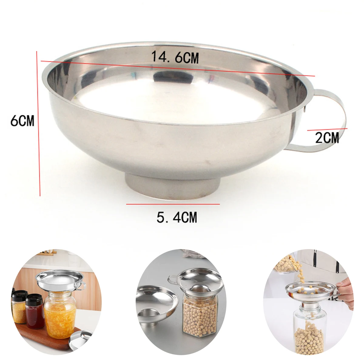 Canning Funnel for Wide and Regular Jars 1