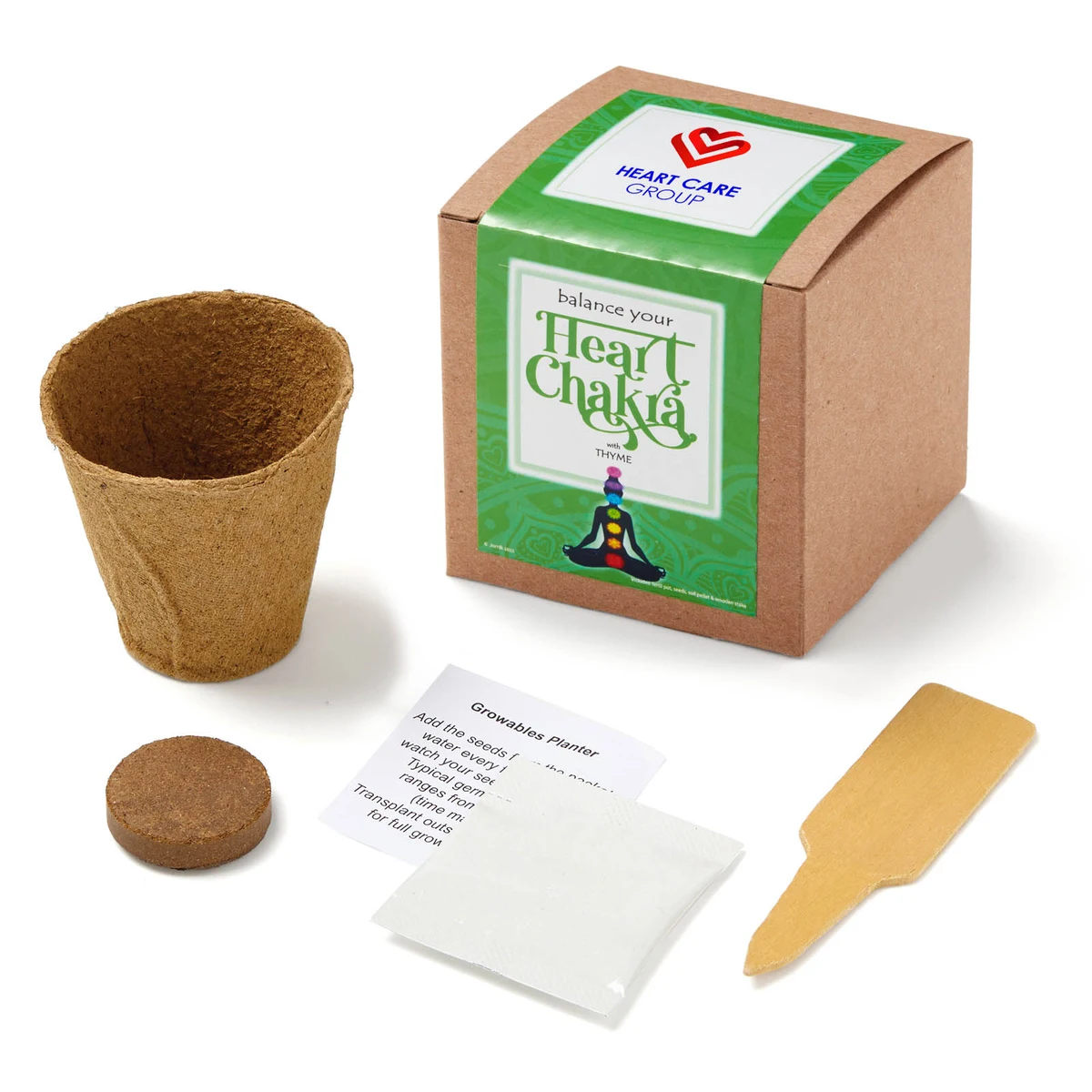Heart Chakra Growable in Kraft Gift Box 1