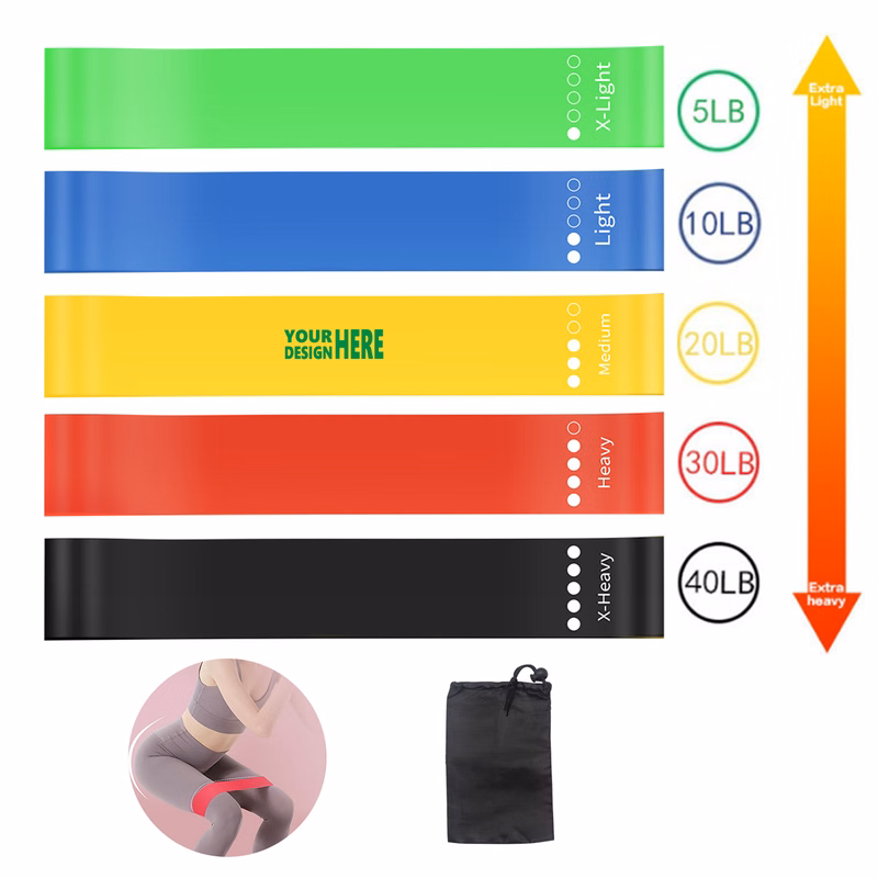 5-Piece Exercise Bands for Strength Training