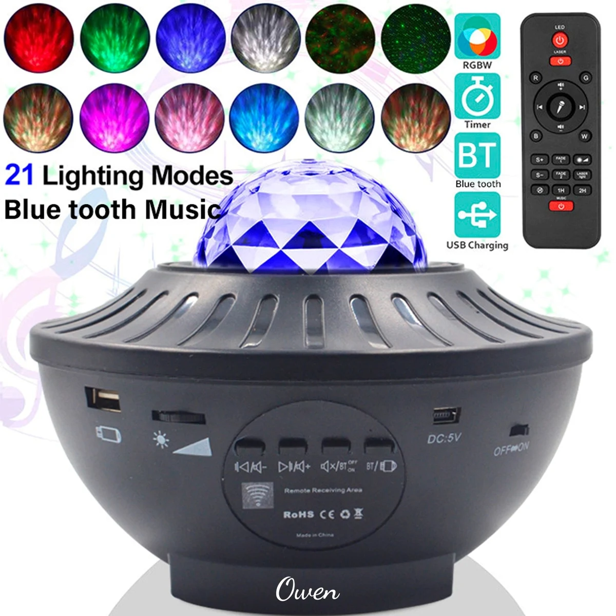 LED Galaxy Star Projector 1