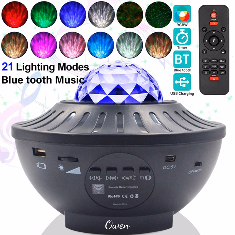 LED Galaxy Star Projector