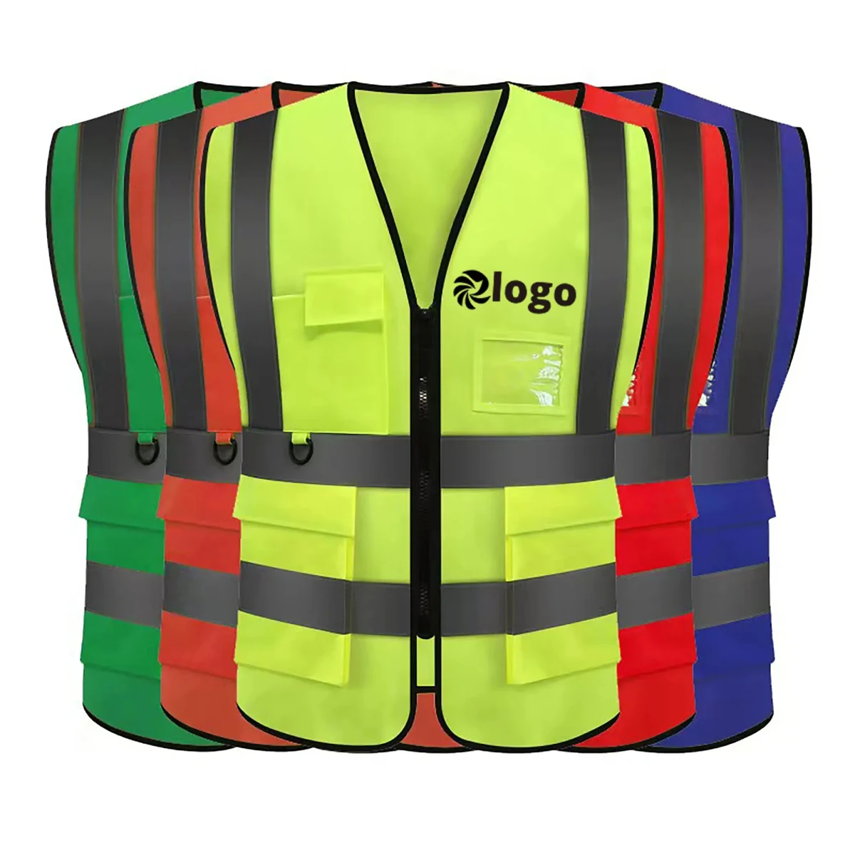 Custom Unisex Reflective Safety Vest 1