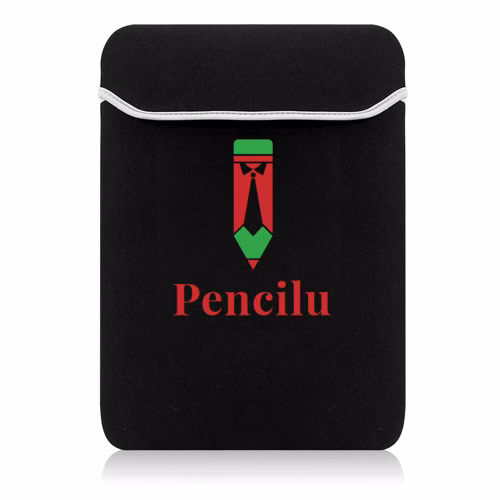 Laptop Sleeve with Fold-Over Closure - Neoprene