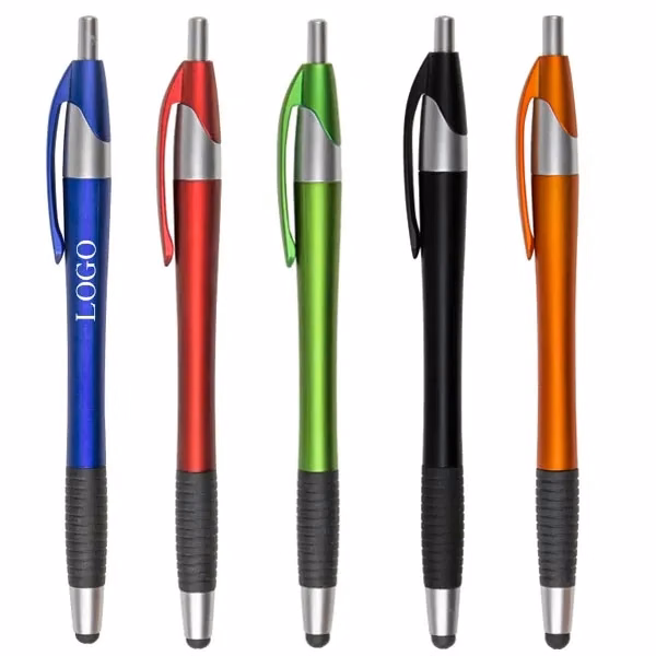 Printed Archer 2 Plastic Stylus Gripper Pens