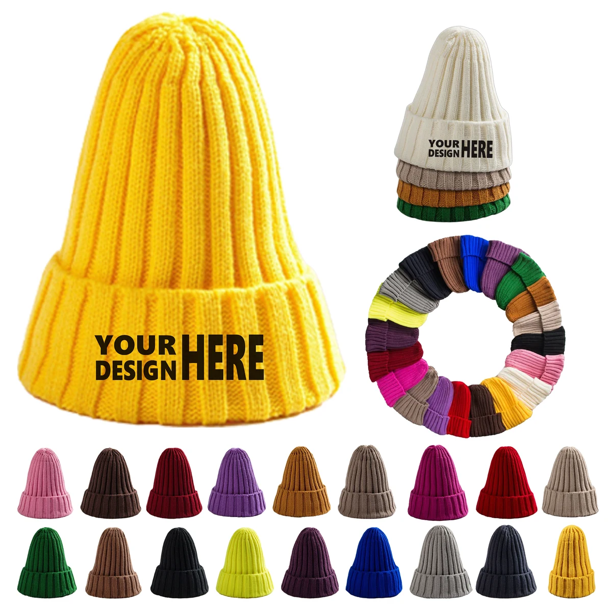 Winter Warm Knit Hat 1