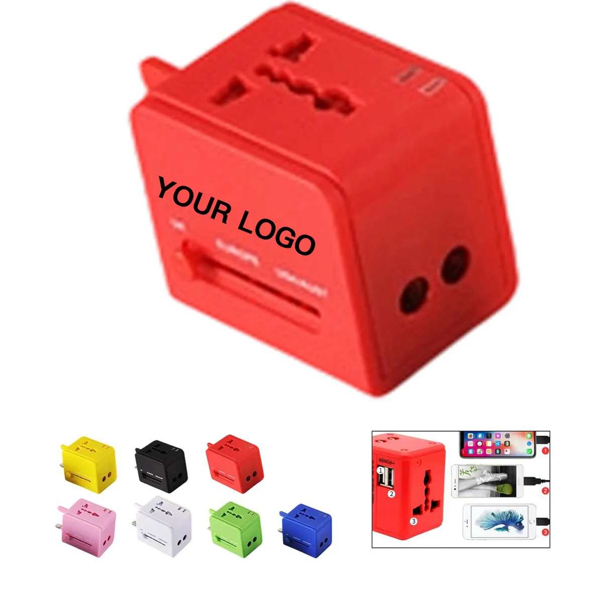 International Charger Adapter ABS Housing 1