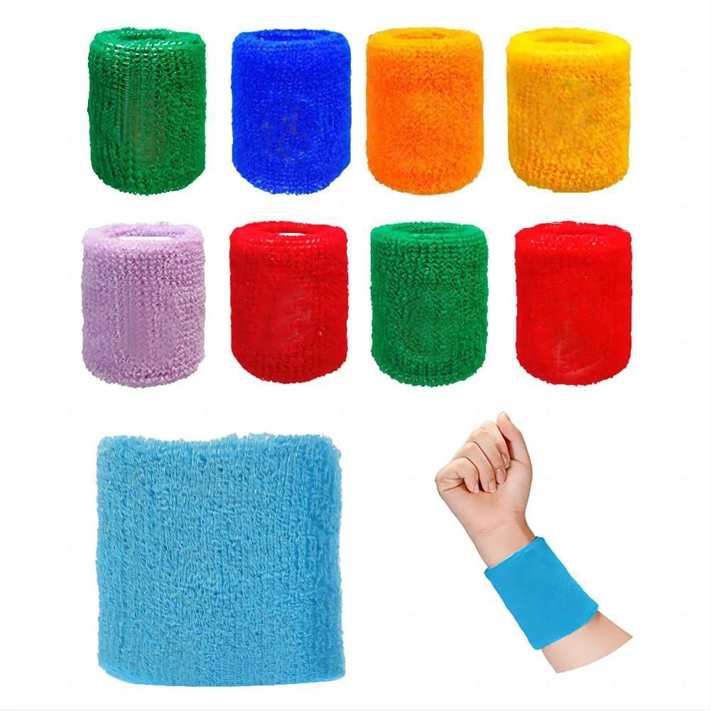 Athletic Cotton Wristbands with Embroidery 1