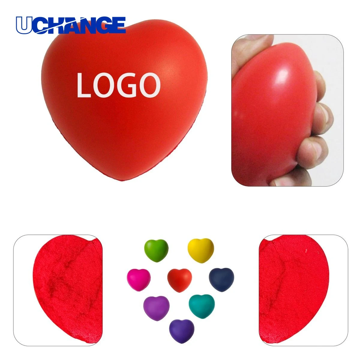 PU Heart-Shaped Pressure Relief Ball 1