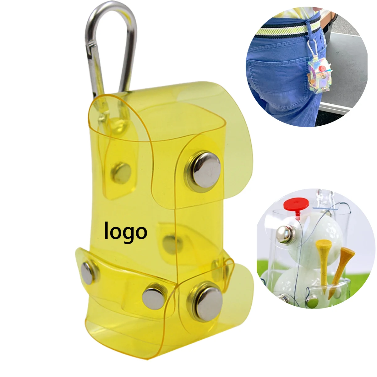 Transparent Golf Ball Bag 1