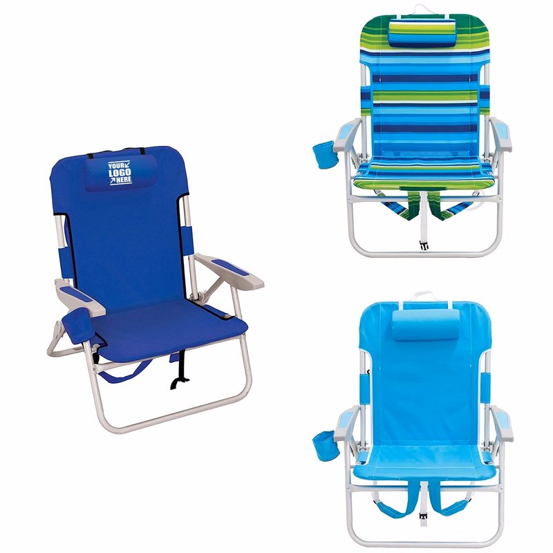 Backpack style beach chair