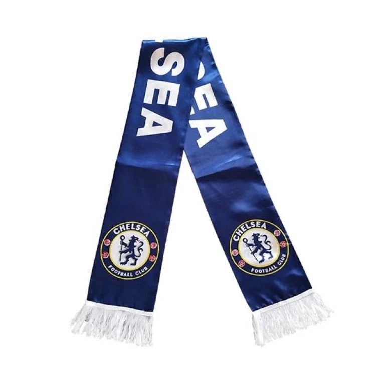 Satin Sport Fan Scarf W/ Tassel 1