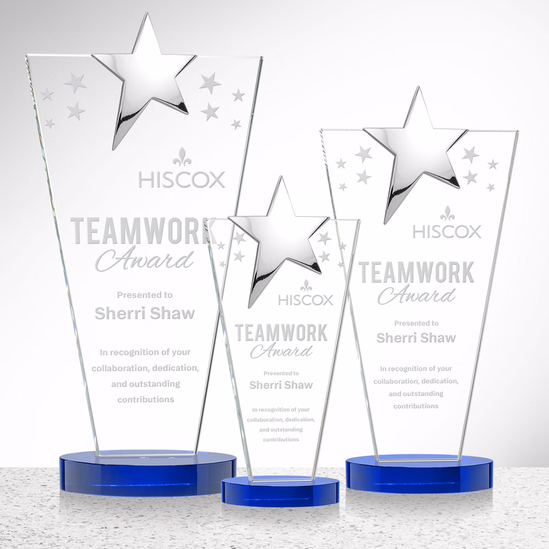 Mantella Chrome Star Award - Blue