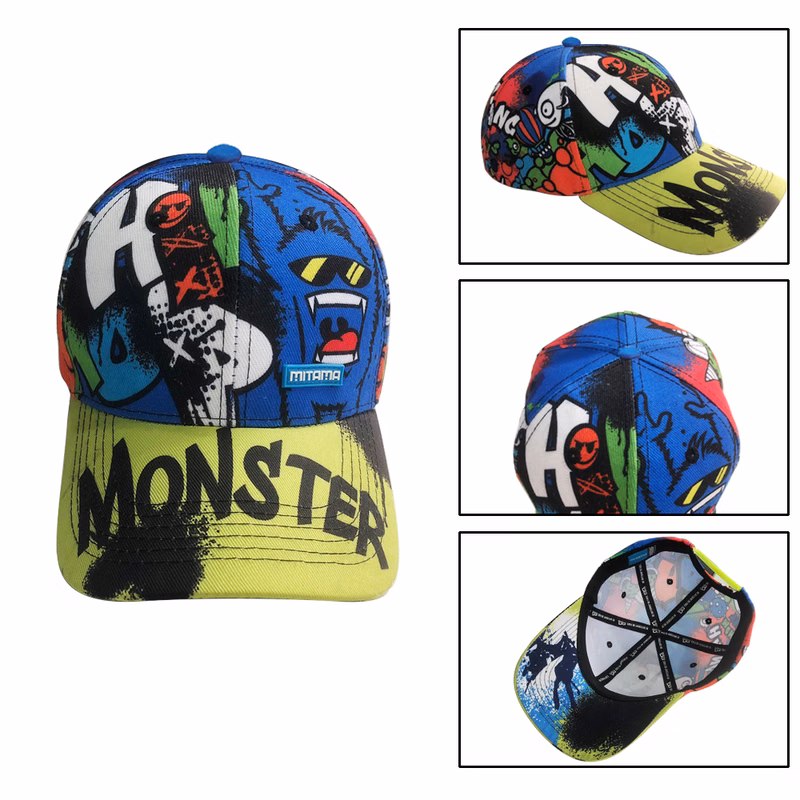 Full Color Mesh Trucker Caps w/Plastic Snapback